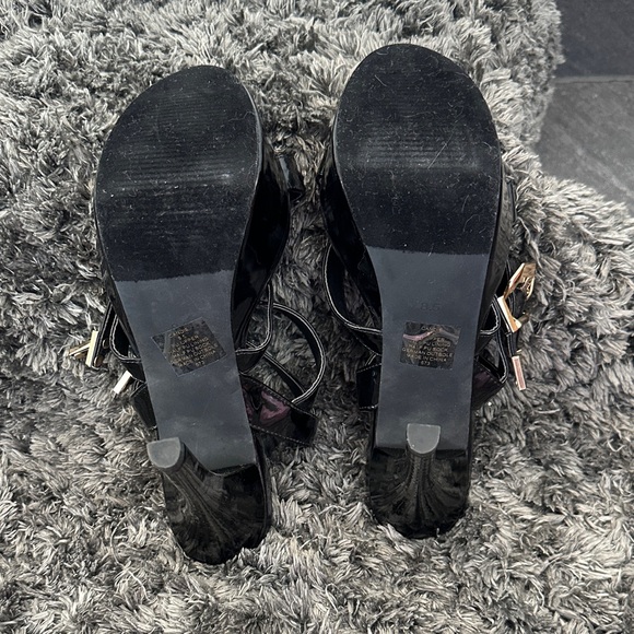 Steve Madden Black High Heel Sandals - Picture 3 of 5